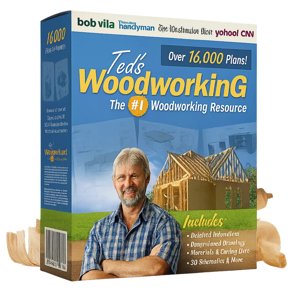 TedsWoodworking: 16,000+ DIY Wood Plans for Beginners & Pros
